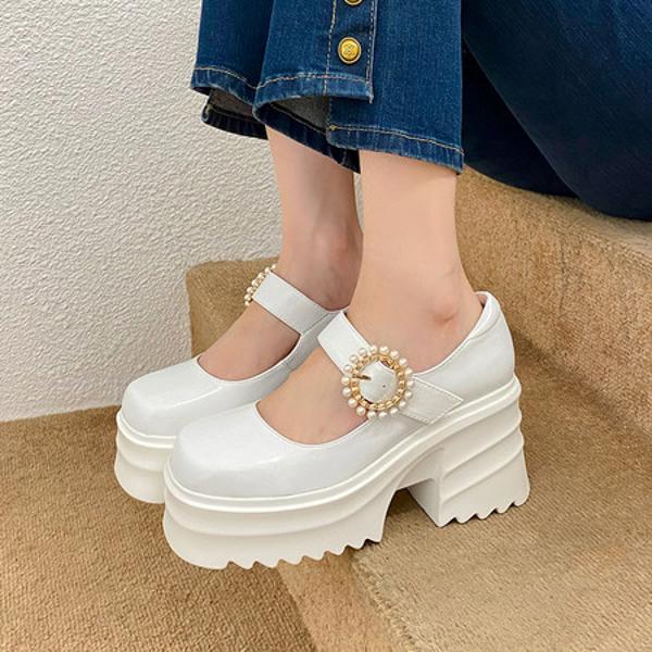 Handcrafted Leather Women's Shoes: Luxury & Elegance(EyunshangxA9055-2)