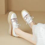 Handcrafted Leather Women's Shoes: Luxury, Elegance, Quality(EyunshangxC2390)