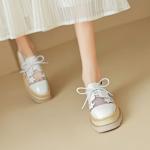 Handcrafted Leather Women's Shoes: Luxury, Elegance, Quality(EyunshangxC2390)