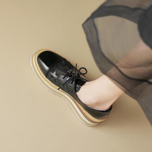 Handcrafted Leather Women's Shoes: Luxury, Elegance, Quality(EyunshangxC2390)