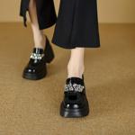 Exquisite Handmade Genuine Leather Women's Shoes: Luxury & Elegance(EyunshangxA2875-11)