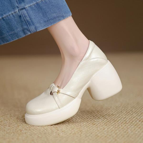 Exquisite Handmade Leather Women's Shoes: Unmatched Craftsmanship and Elegance(Eyunshangx1月-97)