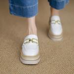 Handcrafted Luxury Leather Women's Shoes: Artisanal Elegance(Eyunshangx1月-71)