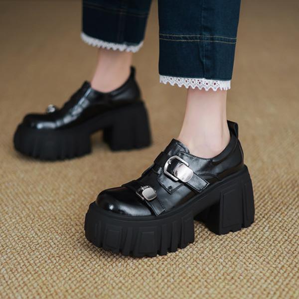 Luxury Handcrafted Genuine Leather Women's Shoes with Exquisite Craftsmanship(Eyunshangx1月-75)