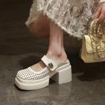 Exquisite Handcrafted Leather Women's Shoes: Luxurious Elegance & Quality Craftsmanship(Eyunshangx5170)