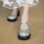 Exquisite Handmade Leather Women's Shoes: Luxurious Craftsmanship and Timeless Elegance(Eyunshangx1月-25)