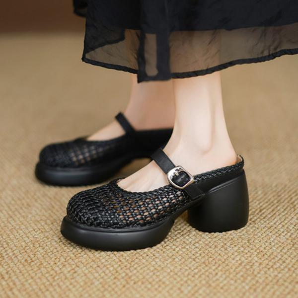 Exquisite Handmade Leather Women's Shoes: Luxurious Craftsmanship and Timeless Elegance(Eyunshangx1月-25)