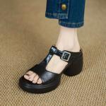 Elegance in Handcrafted Luxury Leather Women's Shoes(Eyunshangx1月-18)