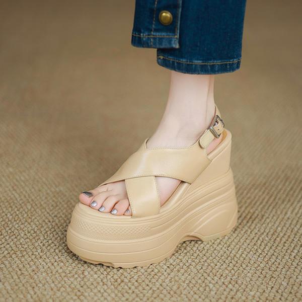 Luxurious Handcrafted Leather Women's Shoes: Elegance in Every Stitch(Eyunshangx66305-1)